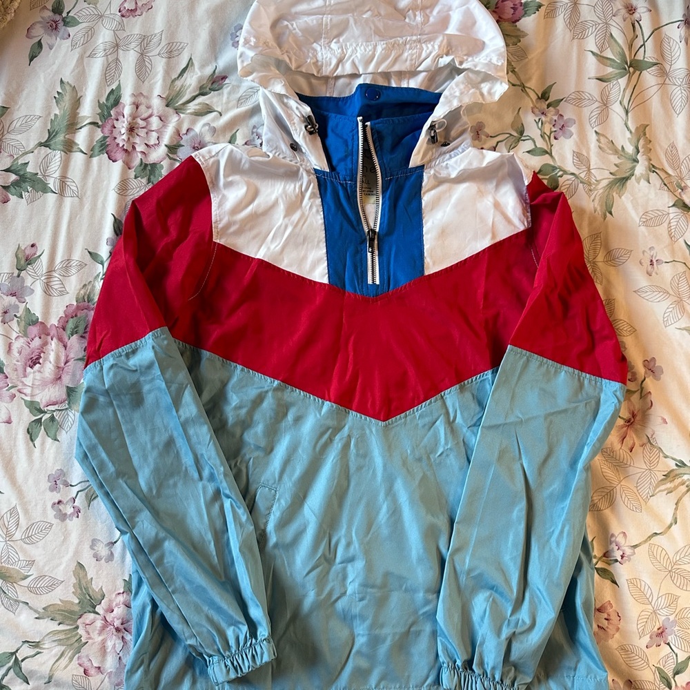 Zine Clothing Tricolor Windbreaker Jacket